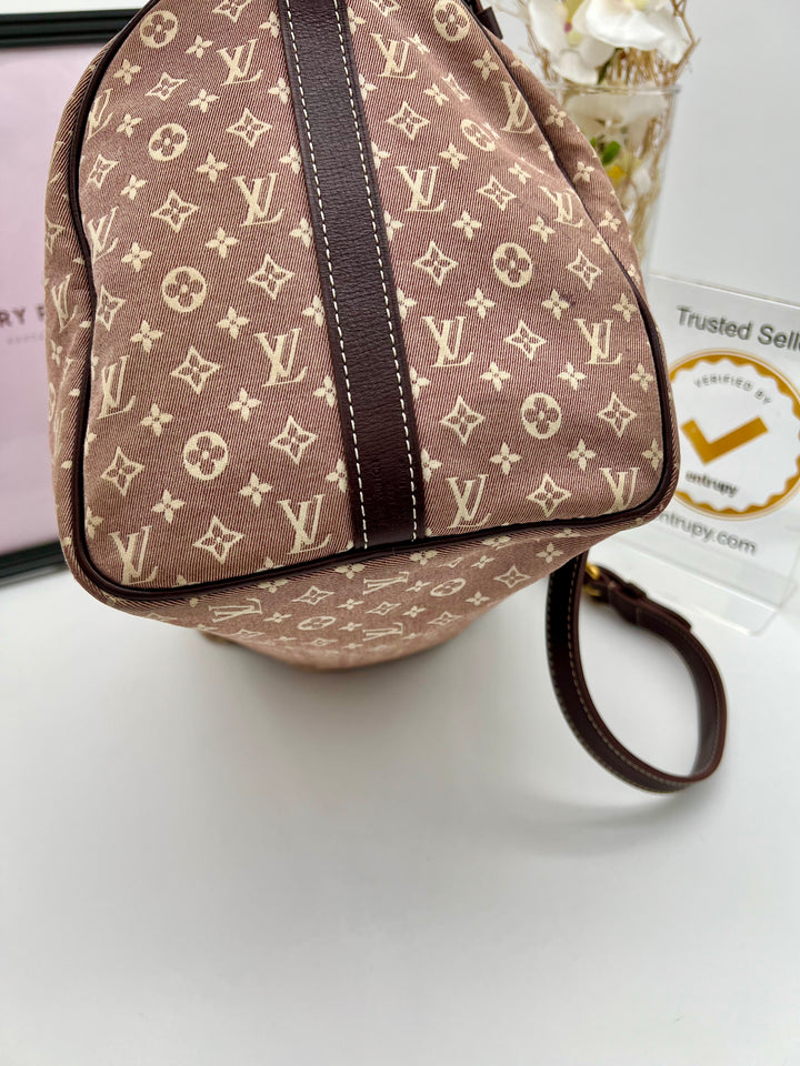 LOUIS VUITTON BANDO SPEEDY 30 MINI LIN MONOGRAM