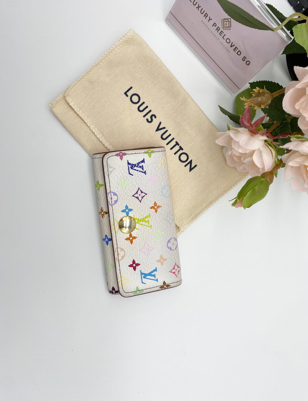 LOUIS VUITTON MULTI COLOUR KEY CASE