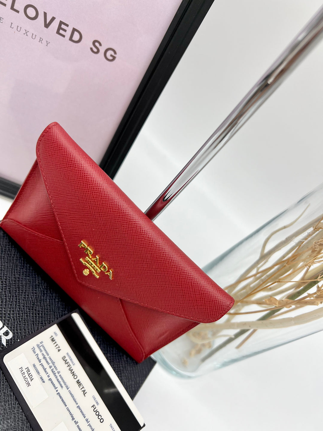 PRADA SAFFIANO ENVELOPE WALLET