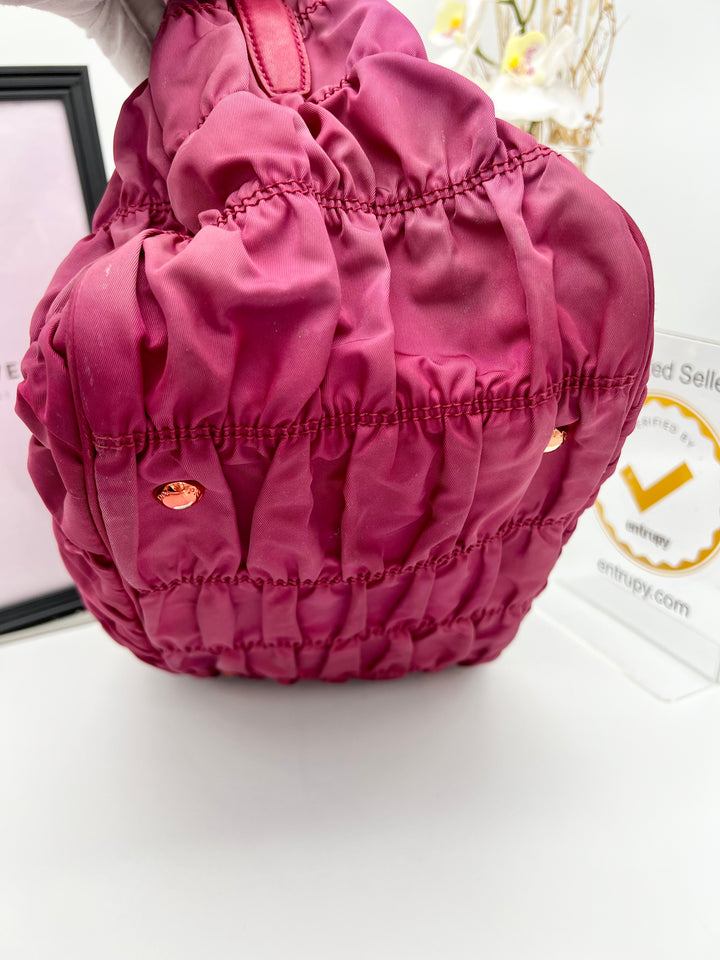 PRADA GAUFRE NYLON PINK