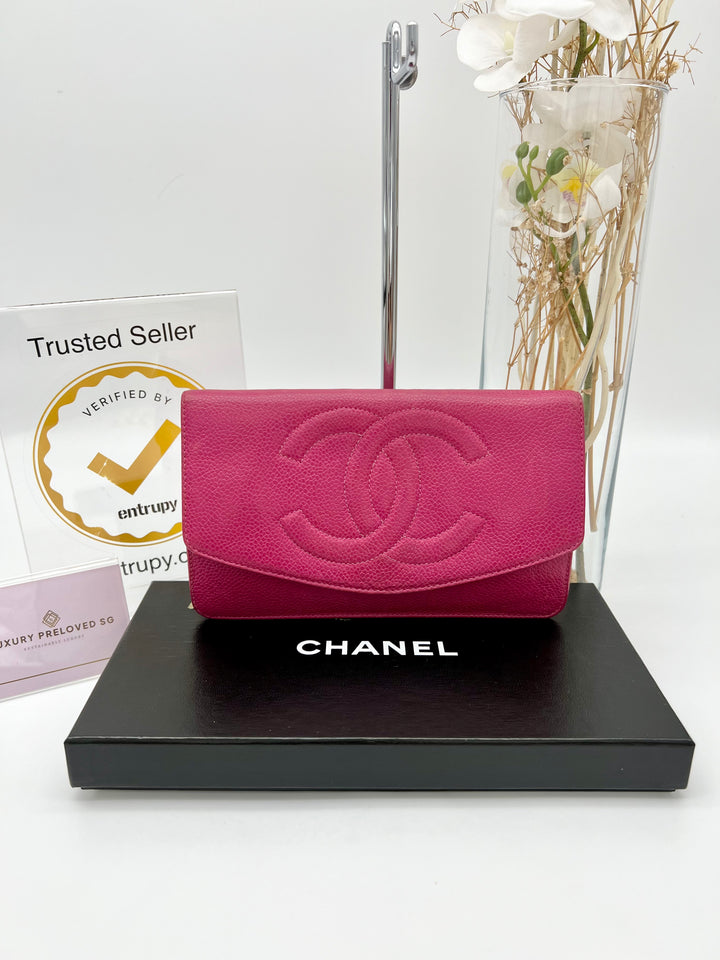 CHANEL CAVIAR TIMELESS CLUTCH