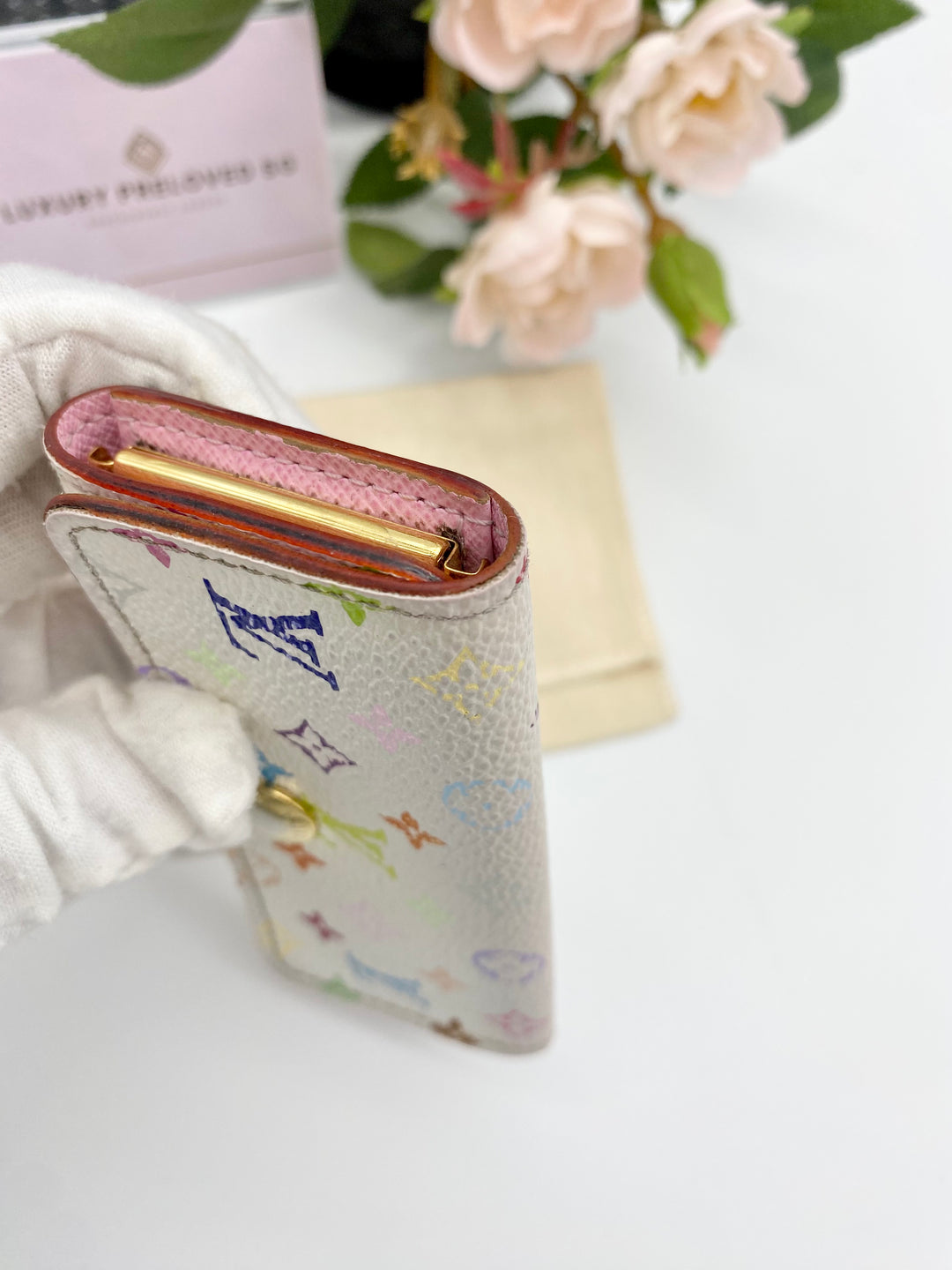 LOUIS VUITTON MULTI COLOUR KEY CASE