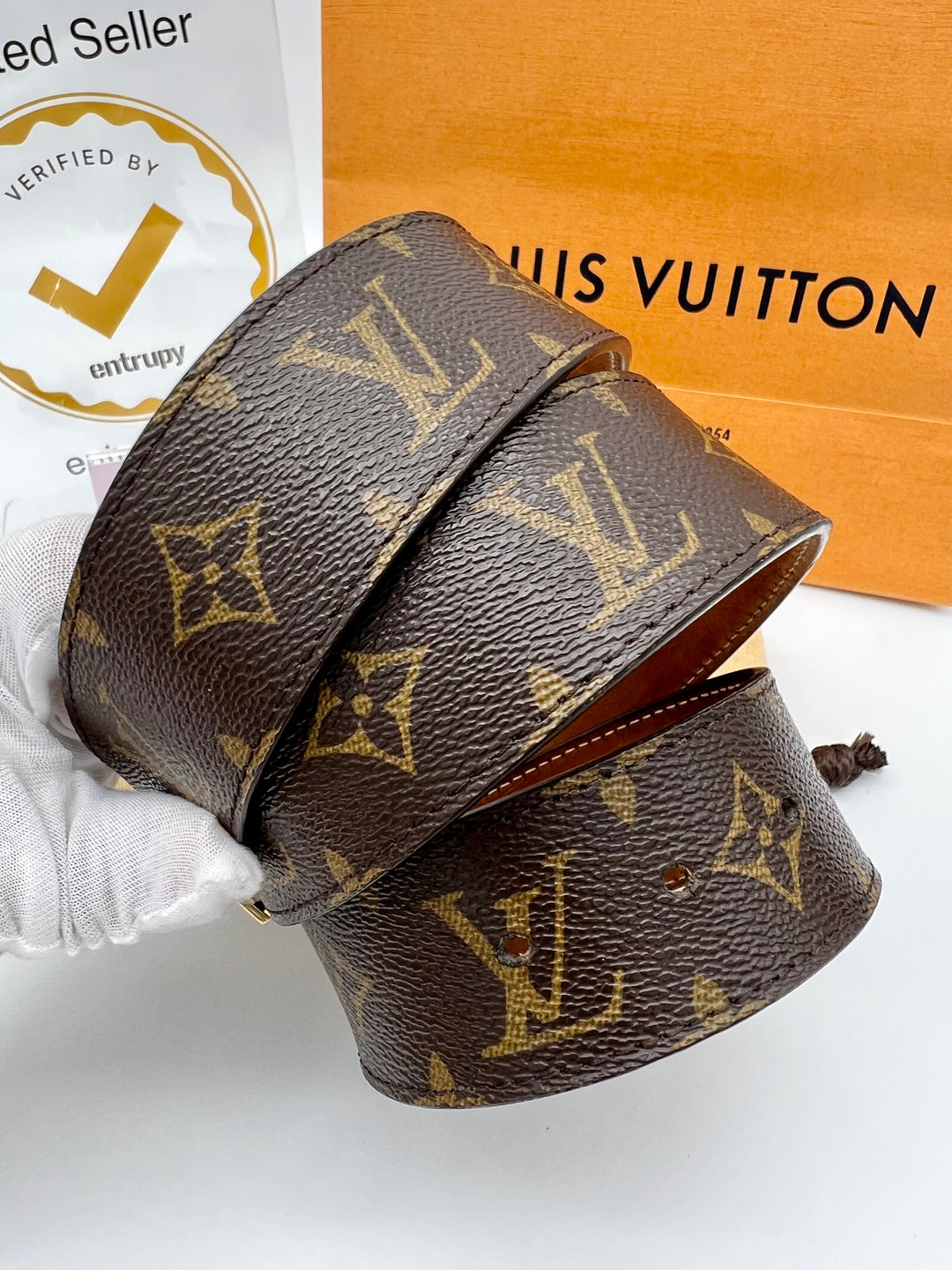 LOUIS VUITTON MONOGRAM BELT