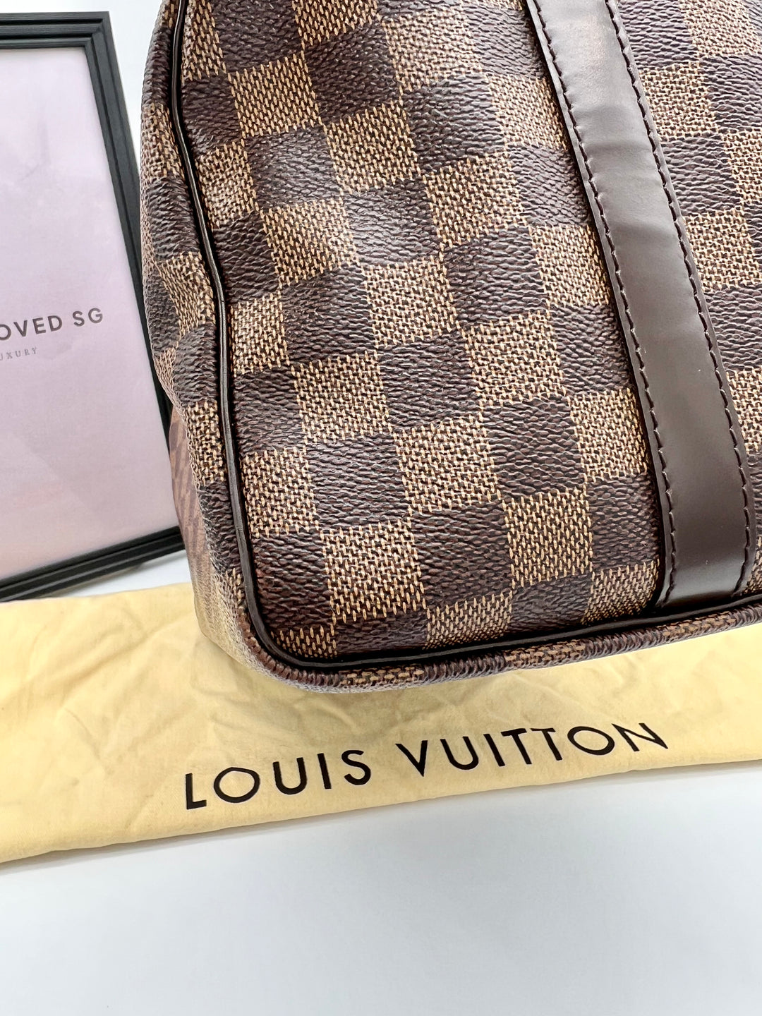 LOUIS VUITTON BANDOULIERE 30 DAMIER EBENE