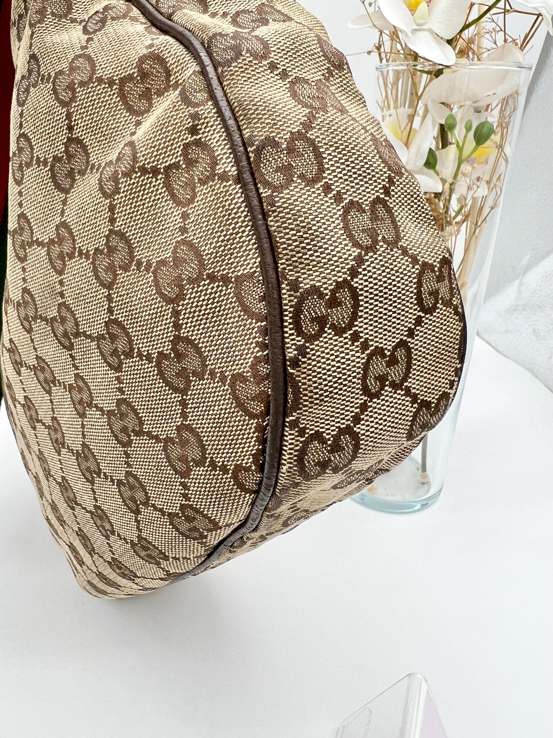 GUCCI VINTAGE OPHIDIA SLING BAG CANVAS