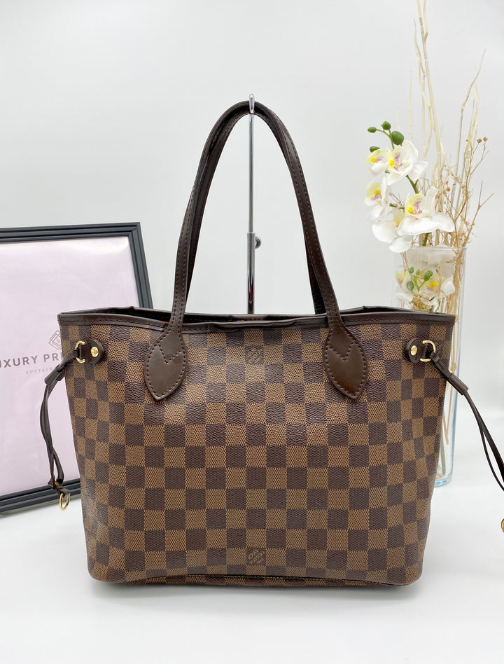 LOUIS VUITTON NEVERFULL PM DAMIER EBENE