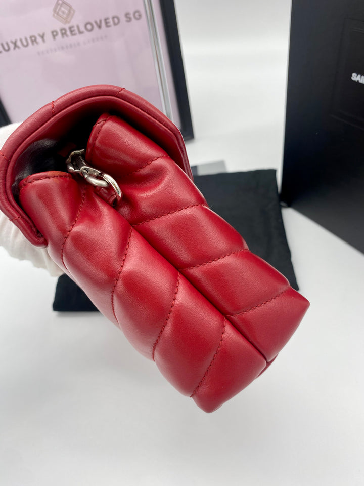 YVES SAINT LAURENT LOULOU CALFSKIN QUILTED MONOGRAM