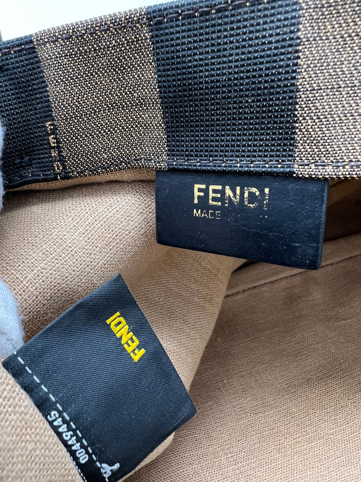 FENDI PEQUIN SHOPPING TOTE BAG