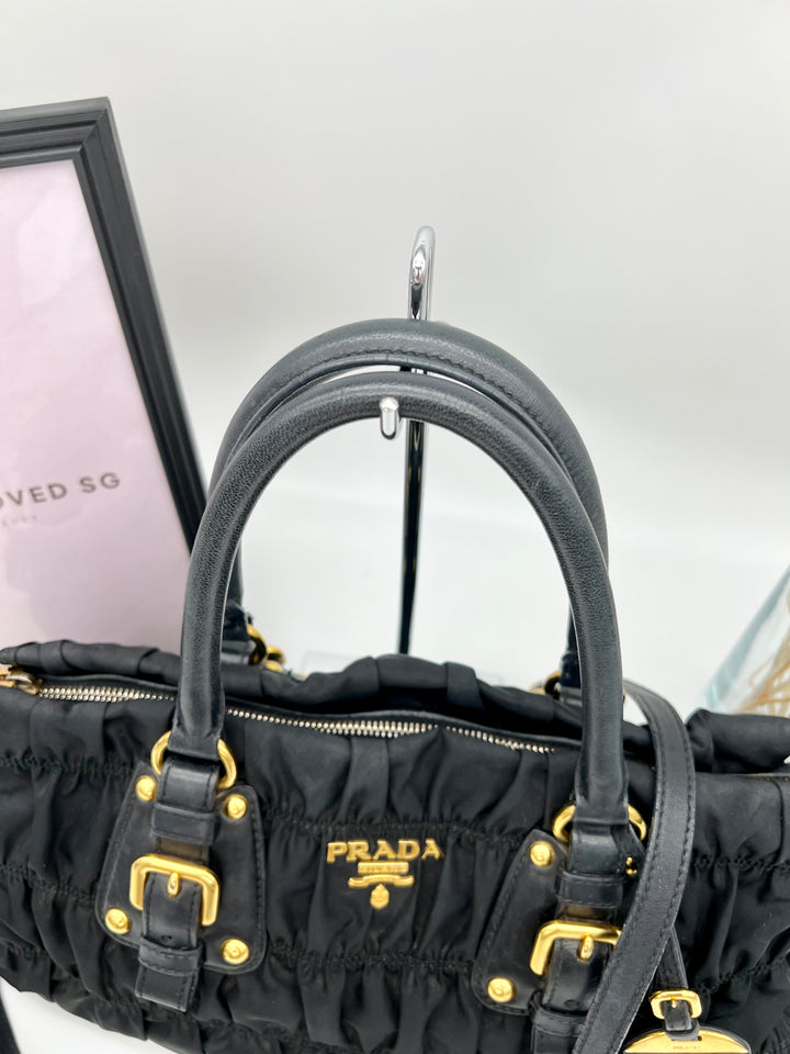 PRADA NAPPA NYLON 2 WAY BAG