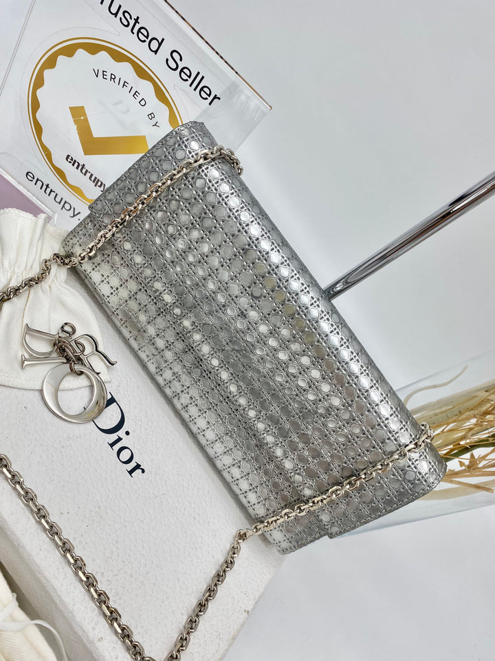 CHRISTIAN DIOR WALLET ON CHAIN