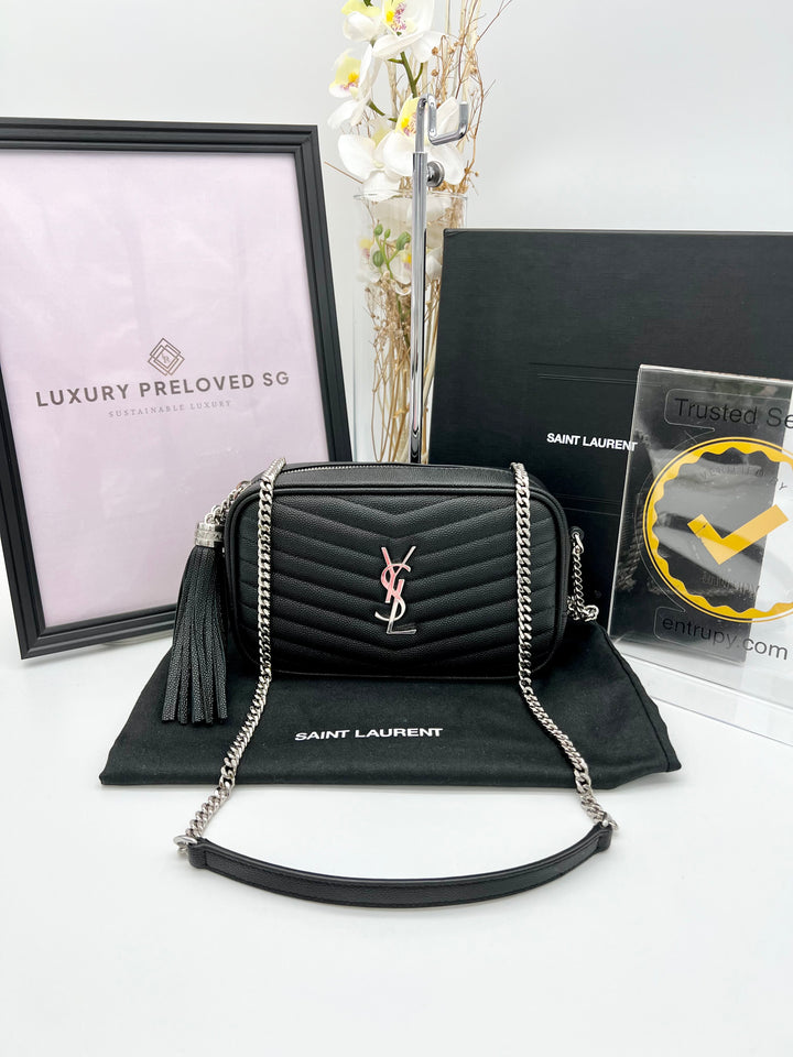 YVES SAINT LAURENT LOU MINI CAMERA BAG MONOGRAM