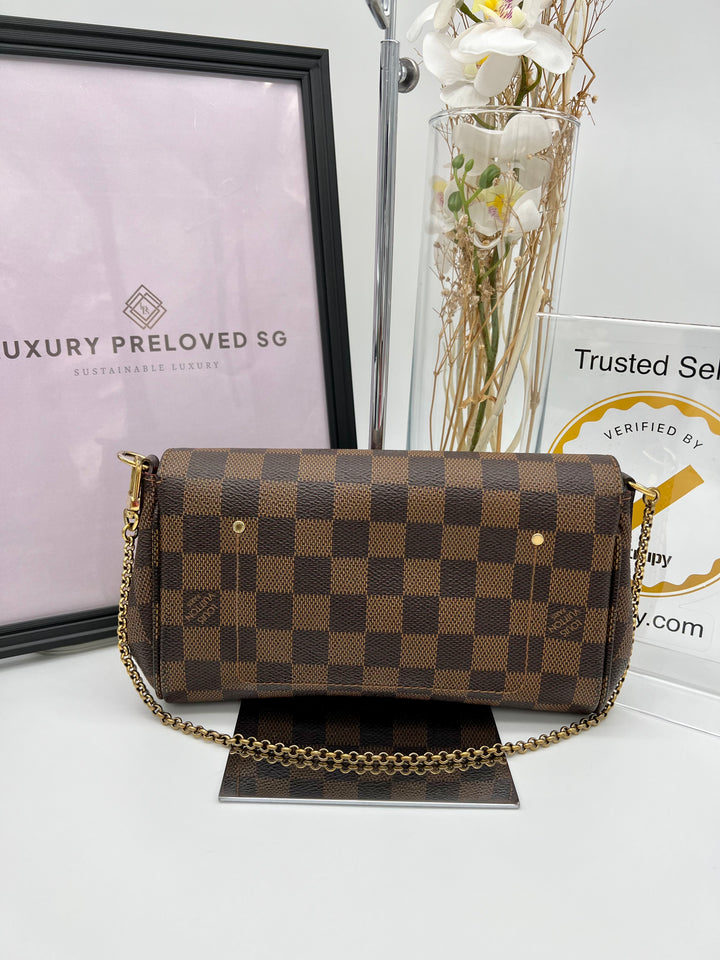 LOUIS VUITTON FAVOURITE PM DAMIER EBENE