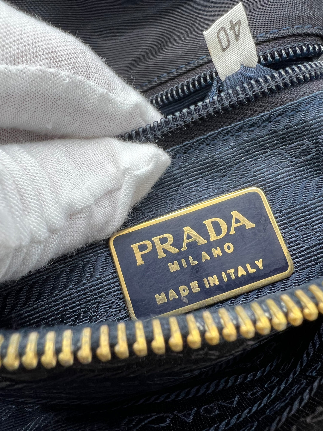 PRADA VINTAGE CHAIN BAG LAMBSKIN