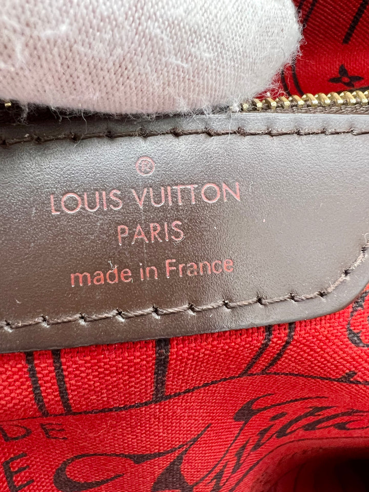 LOUIS VUITTON NEVERFULL MM DAMIER EBENE