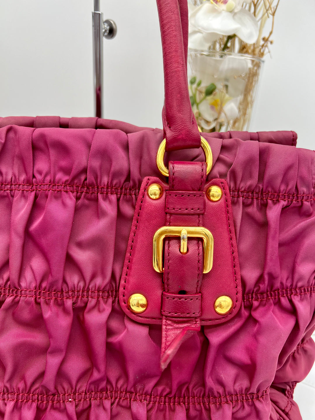 PRADA GAUFRE NYLON PINK