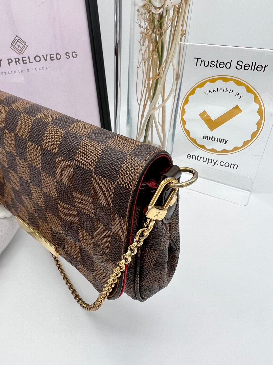 LOUIS VUITTON FAVOURITE PM DAMIER EBENE