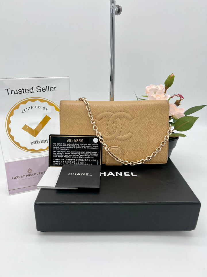 CHANEL CAVIAR TIMELESS WALLET