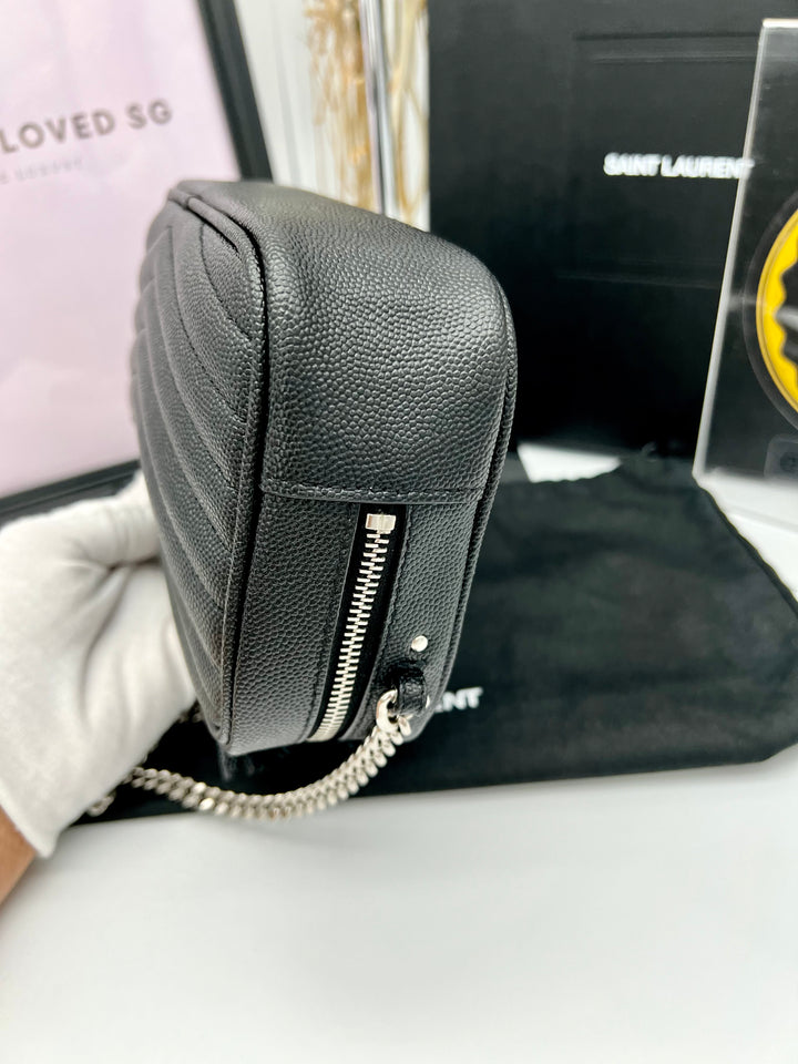 YVES SAINT LAURENT LOU MINI CAMERA BAG MONOGRAM