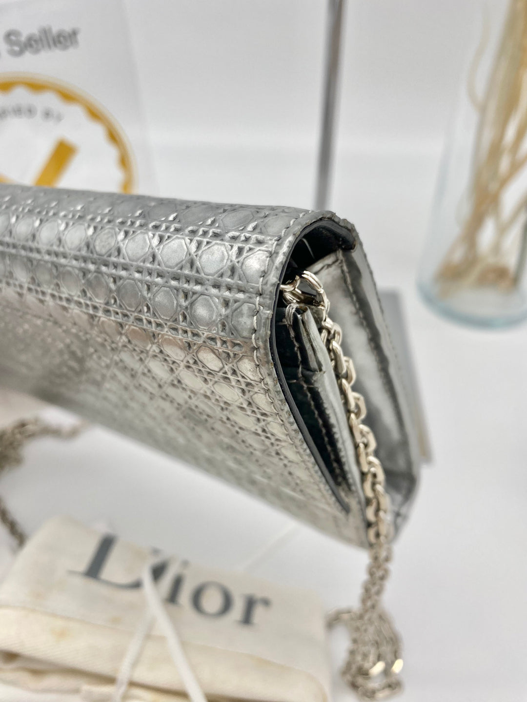 CHRISTIAN DIOR WALLET ON CHAIN