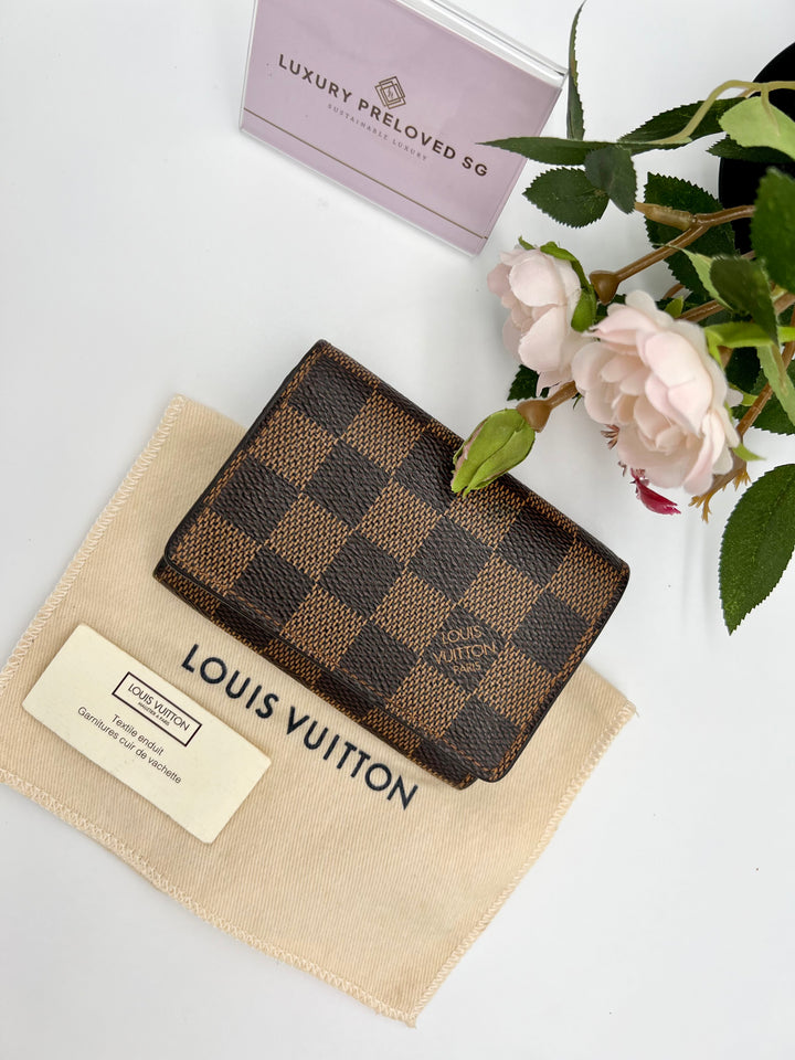 LOUIS VUITTON MONOGRAM DAMIER CARD CASE